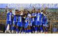 Mount Pleasant celebrate after capturing the CONCACAF Caribbean Cup