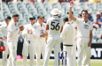 Pat Cummins celebrates his five-wicket haul (Photo: Getty Images)