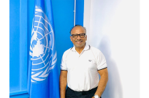 Cesar Guedes today, serving as the United Nations Volunteers (UNV) Focal Point for the English and Dutch Caribbean, bringing decades of global experience back to Guyana
