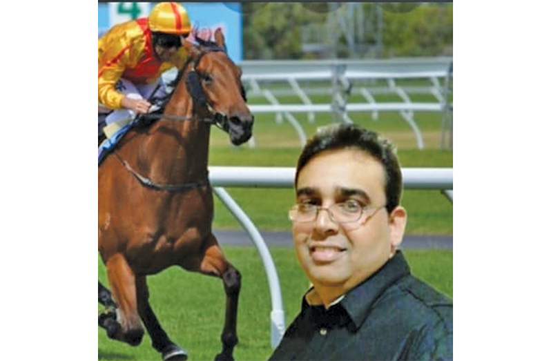 International Horseracing commentator Nic Chadee