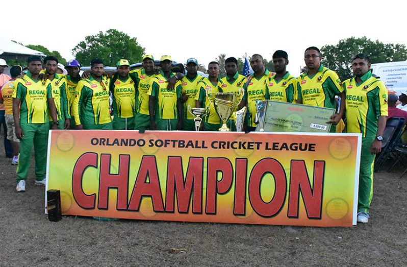 Champions Regal All Stars took the winning Orlando Cup, US$4 000.