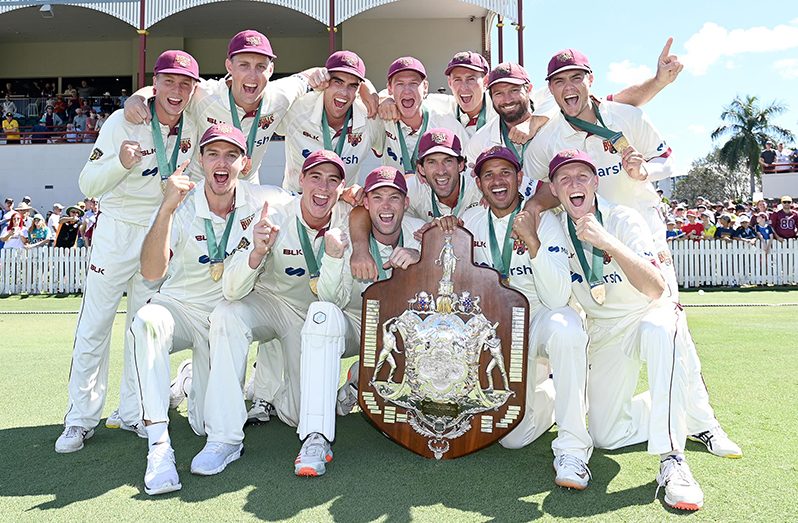Queensland claimed their ninth Sheffield Shield © (Getty Images)
