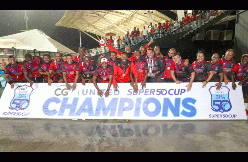 This is a 14th regional 50-over title for Trinidad and Tobago (Photo: CWI Media)