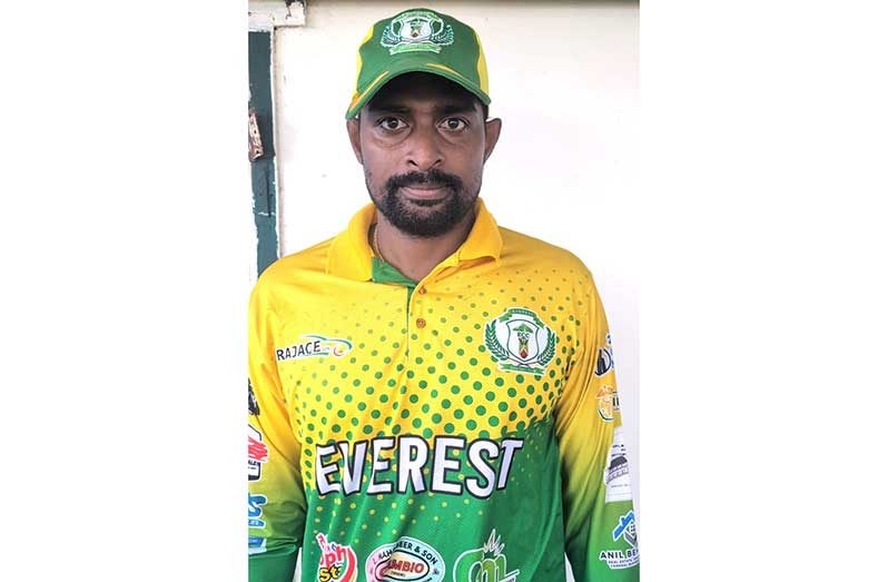 Former West Indies opener Ravindra Chandrika scored an undefeated 120 at Everest yesterday