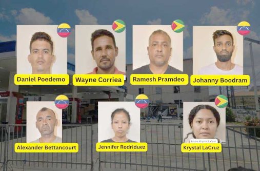 The seven persons charged with terrorism