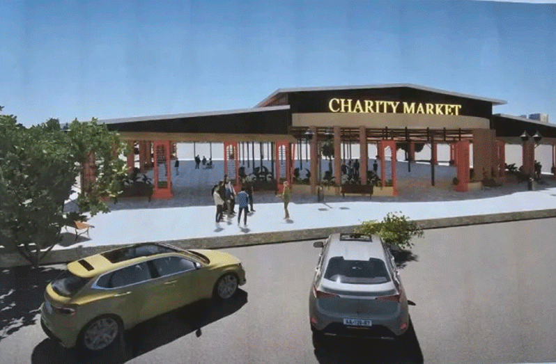 An artist’s impression of the new Charity Market