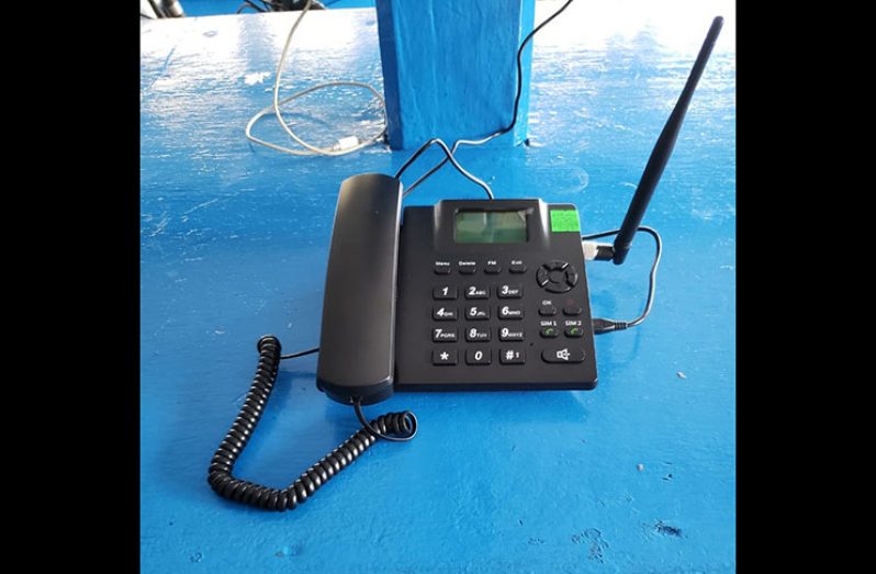 The Desktop Wireless Telephone that was donated to the Charity Police Station.