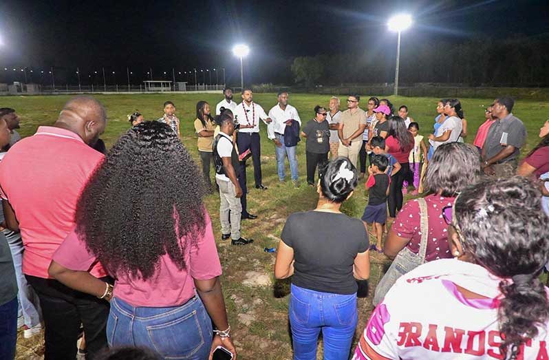 Minister of Culture, Youth and Sport Charles Ramson Jr, made the disclosure during a community consultation at the ground on Friday