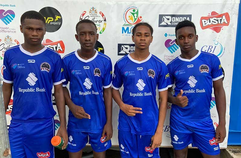 Chase Academic Foundation Goal Scorers Isaiah Ifill (2) Nyron Borrow (1) Shaquan David (1) and Darius Chester (1)