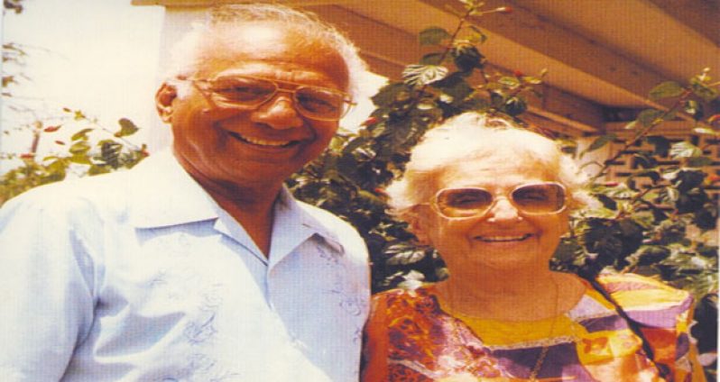Dr Cheddi Jagan and Mrs Janet Jagan