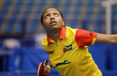 Chelsea Edghill was able to get past the round of 32 yesterday.