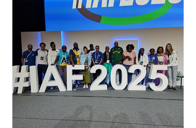 Chelsea Edghill represented Guyana over the past week at the International Athletes’ Forum in Switzerland