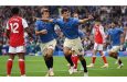 Chema Andres scored Brighton's third goal of the match