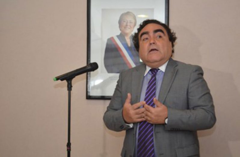 Chilean Ambassador Claudio Rojas Rachel