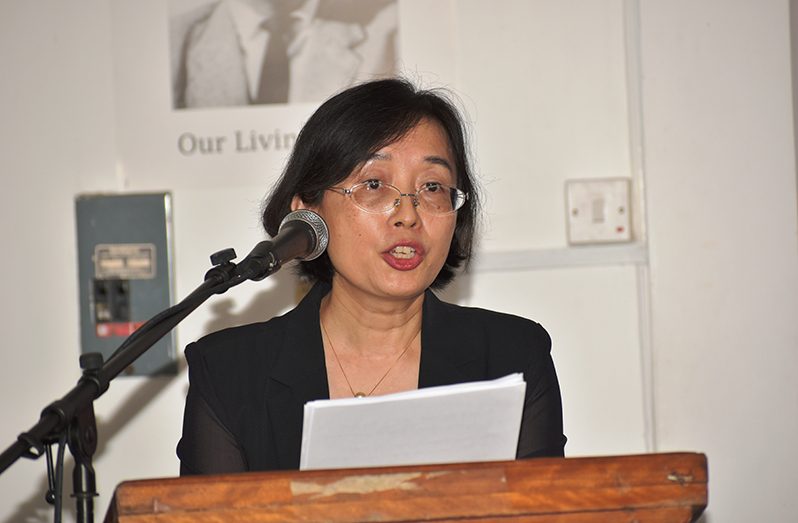 China’s Ambassador to Guyana, Guo Haiyan