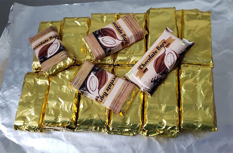 Chocolate produced by the Blue Flame Women’s group (Andrew Campbell photo)