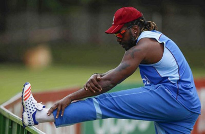 West Indies talisman Chris Gayle will focus on fitness for next year’s World Cup.