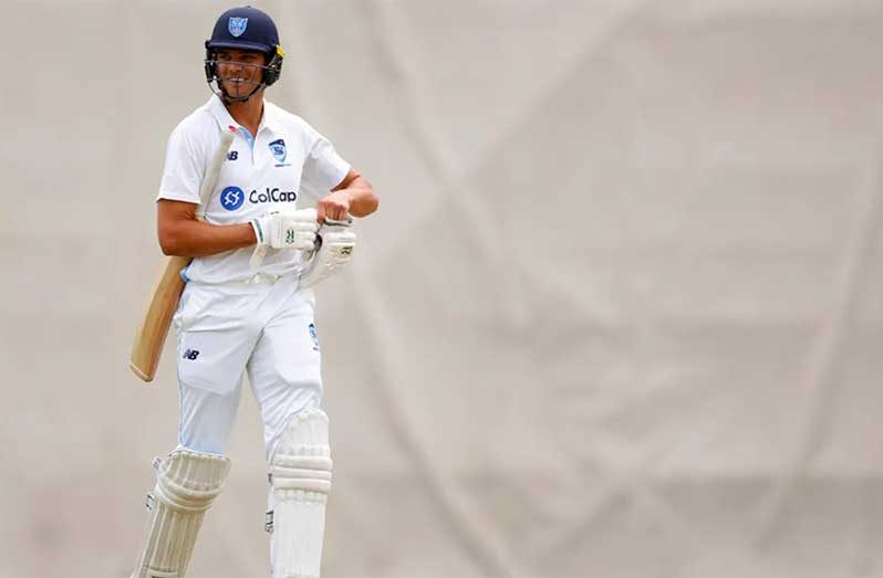 Chris Green walks off the field earlier in the match  •  (Getty Images)
