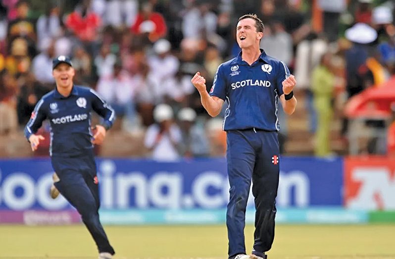Chris Sole derailed Zimbabwe's chase early  •  (ICC/Getty Images)