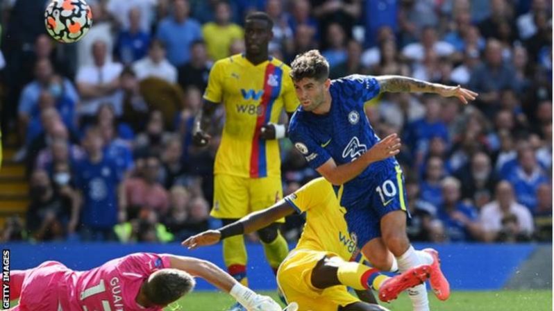 Christian Pulisic scored in Chelsea's 3-0 win against Crystal Palace last weekend.
