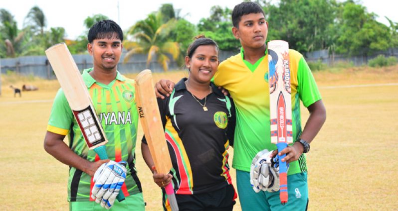 The Yadram siblings: Bhaskar (left), Kavita and Kamesh. (Samuel Maughn photo)