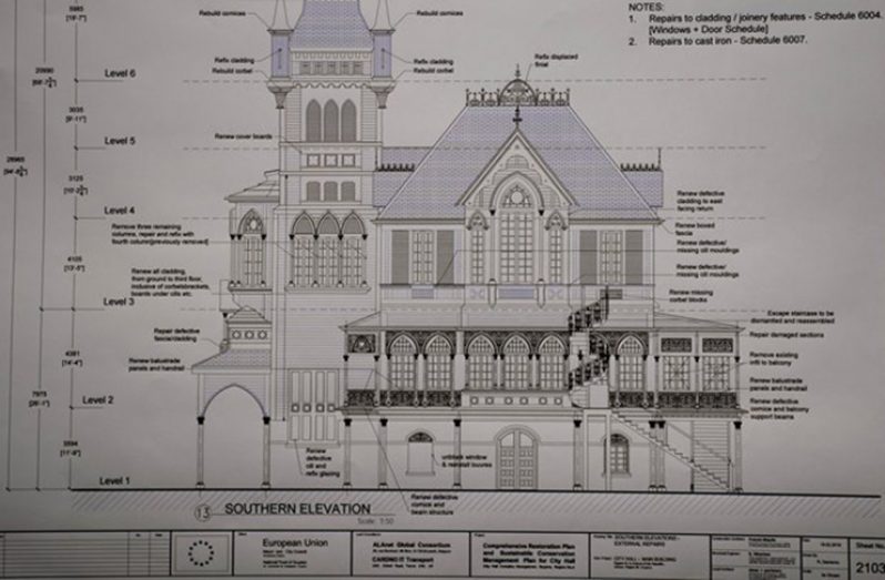 The Engineer’s design of part of the plan.