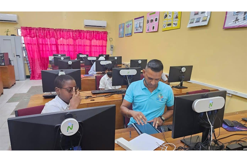 Dr Tularam in classroom