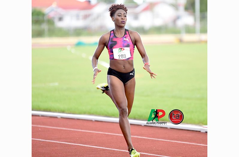 FLASHBACK! Jamaican Rushell Clayton eases her way to win the 2019 API Women’s 400m hurdles. The 2019 World Championships bronze medallist is expected to be among a plethora of Regional and International athletes at the 2021 event.