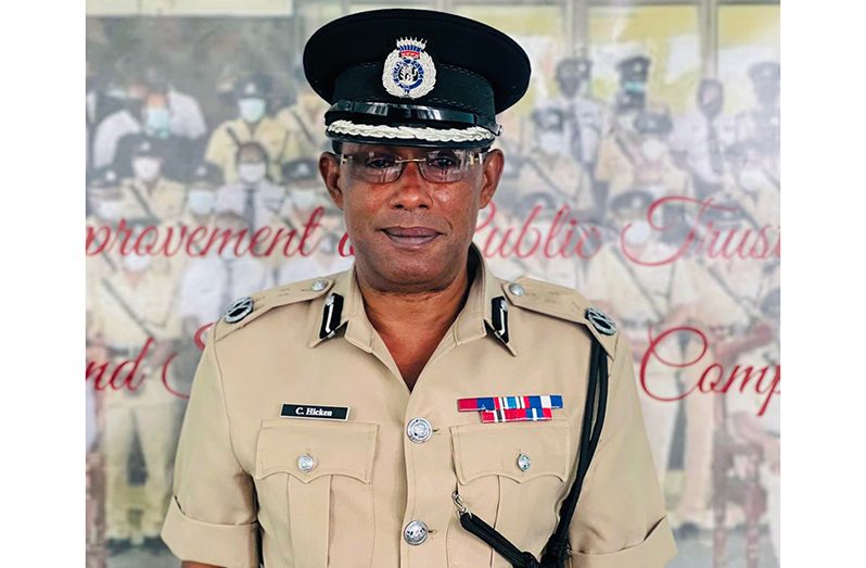 Commissioner of Police (ag) Clifton Hicken