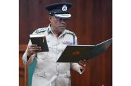 Flashback: Clifton Hicken takes the Oath of Office as Commissioner of Police, December 2024.