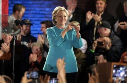 Hillary Clinton will hold a star-studded rally on Monday evening