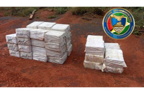 A portion of the cocaine seized in Region One in 2024