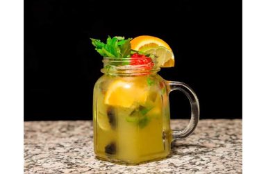 Some of the cocktails made by Flazo Francis, the certified mixologist
