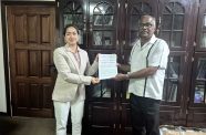 NAREI Chief Executive Officer, Jagnarine Singh, signed a framework agreement on behalf of the Government of Guyana along with the Indonesian official