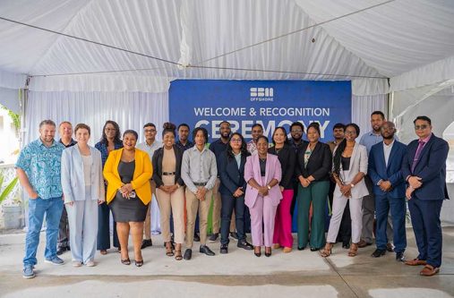 The second cohort and third incoming batch of Graduate Engineers along with the General Manager and representatives from SBM Offshore Guyana.