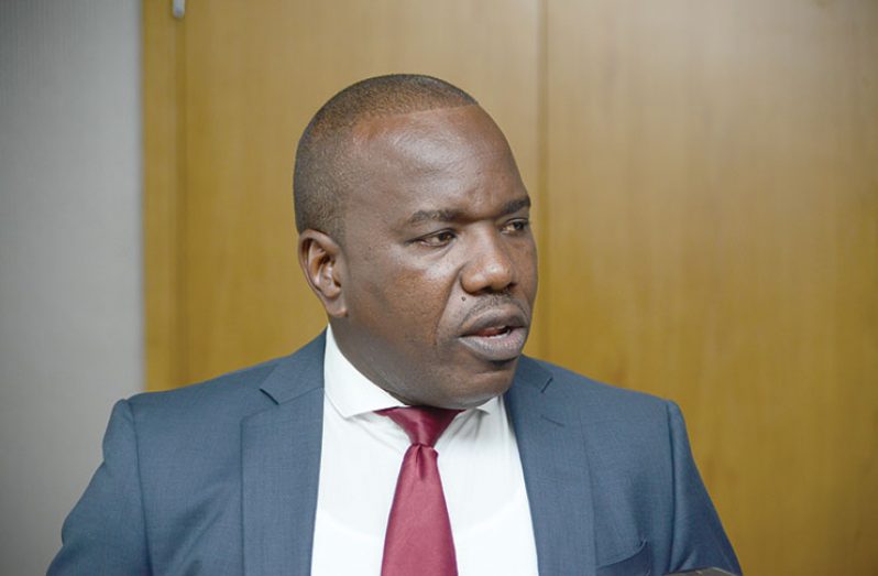Director of the Government Analyst Food and Drug Department, Marlon Cole (Samuel Maughn photo)