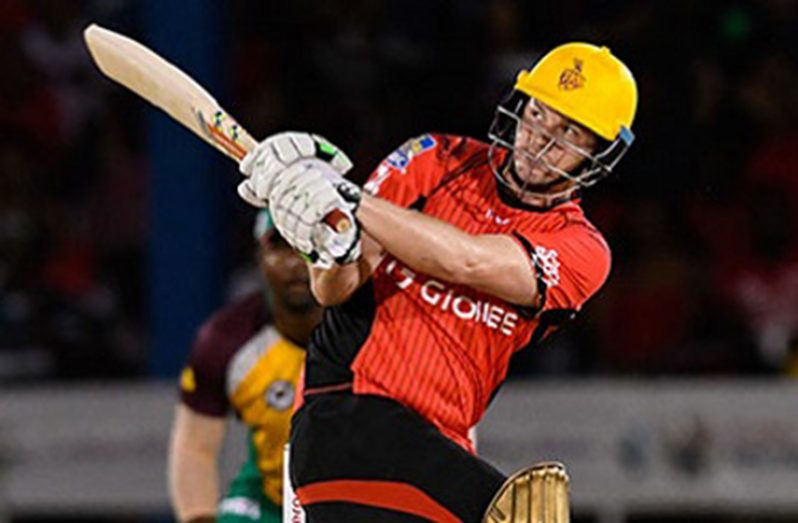 Colin Munro led the way for the Trinbago Knight Riders, scoring 68 from 48 balls.