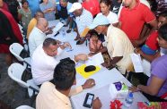 Minister of Housing and Water, Collin Croal, alongside the Director of the Community Development Department, Gladwin Charles, engaged with residents to outline the plan for moving forward