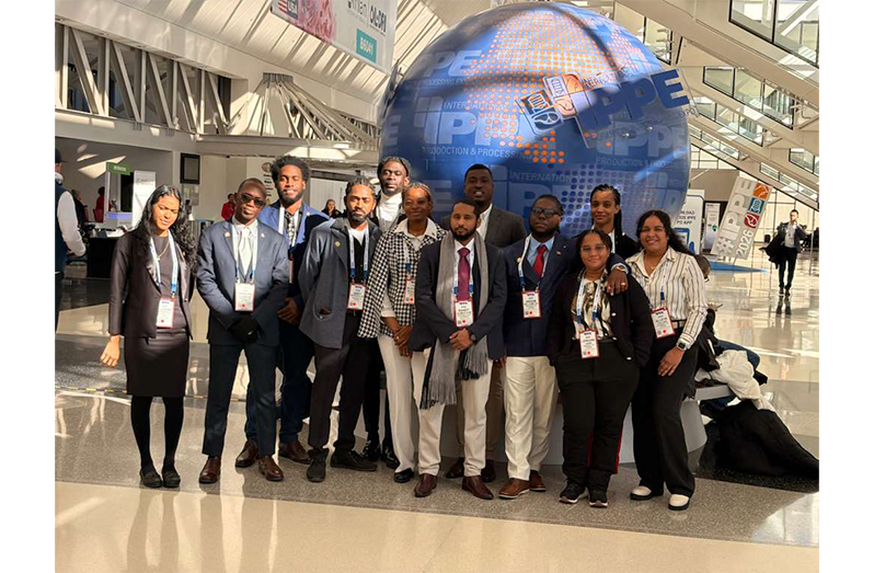 Guyanese students at the International Production and Processing Expo (IPPE) in Atlanta, gaining exposure to global agricultural research and industry practices