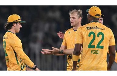 Corbin Corbin Bosch finished with figures of 4 for 14 • AFP/Getty Images