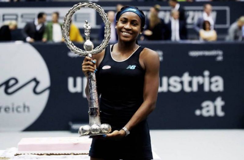Coco Gauff started the season ranked well outside the Top 600, she will move inside the top 75 after the win