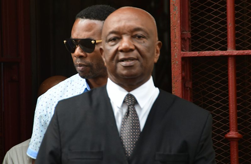 GECOM’s Attorney, Senior Counsel Neil Boston 
(Photos by Adrian Narine )
