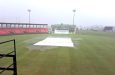 The covers were on for most of the day at Providence