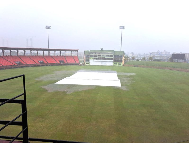 The covers were on for most of the day at Providence