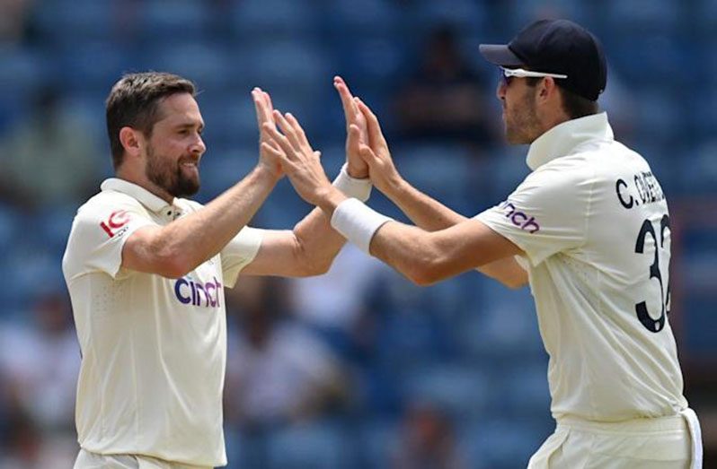 Craig Overton (R) managed four wickets at 47 apiece in his two Tests, Chris Woakes (L) five wickets at 49 in his three Tests. (Getty Images)
