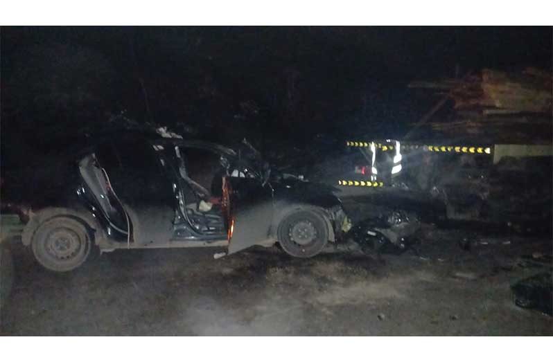 The fatal crash occurred at around 01:30 hrs on August 16, 2025, in the vicinity of Loo Creek, when a car collided with a parked lorry