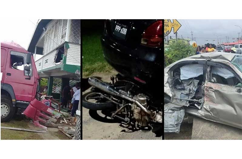 Scene from accidents which occurred in 2025 (NEWSROOM photo)