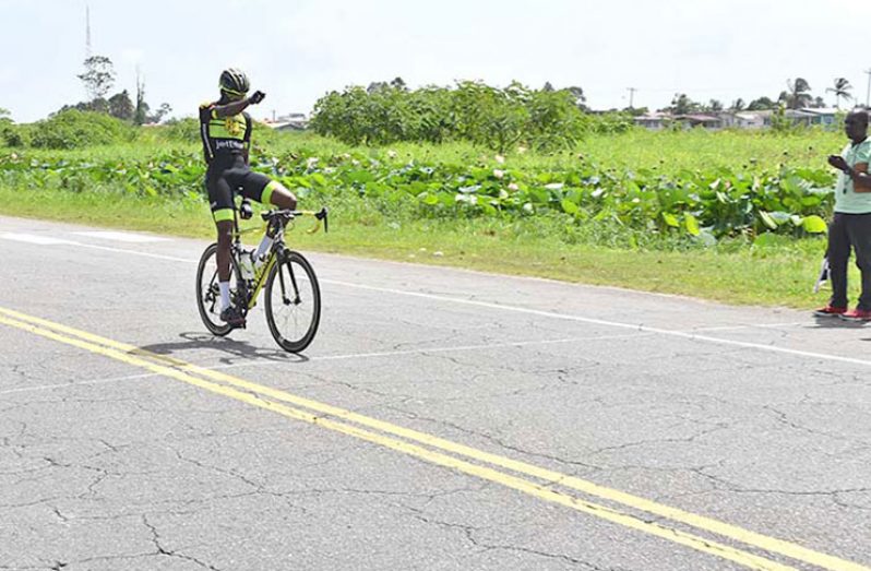 Romello Crawford will be gunning for a second consecutive DMW National Park cycling title on Saturday