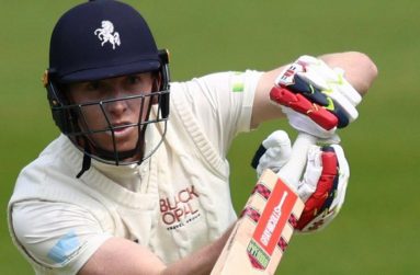 Zak Crawley went on to score 158 after being dropped while on two in the second over.