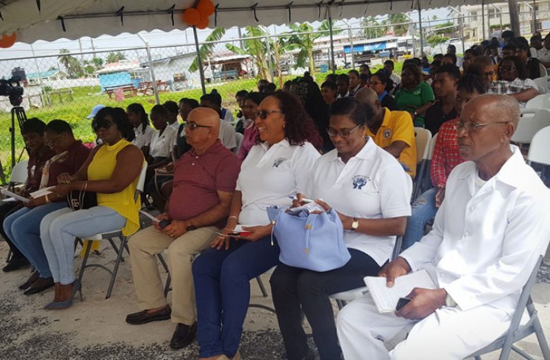 A section of the audience at the rally and exhibition in Region Two in observance of International Co-operative Day